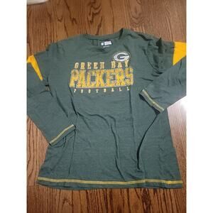 Green Bay Packers NFL Football Tee Shirt Womens Size Large Ladies Top Tshirt